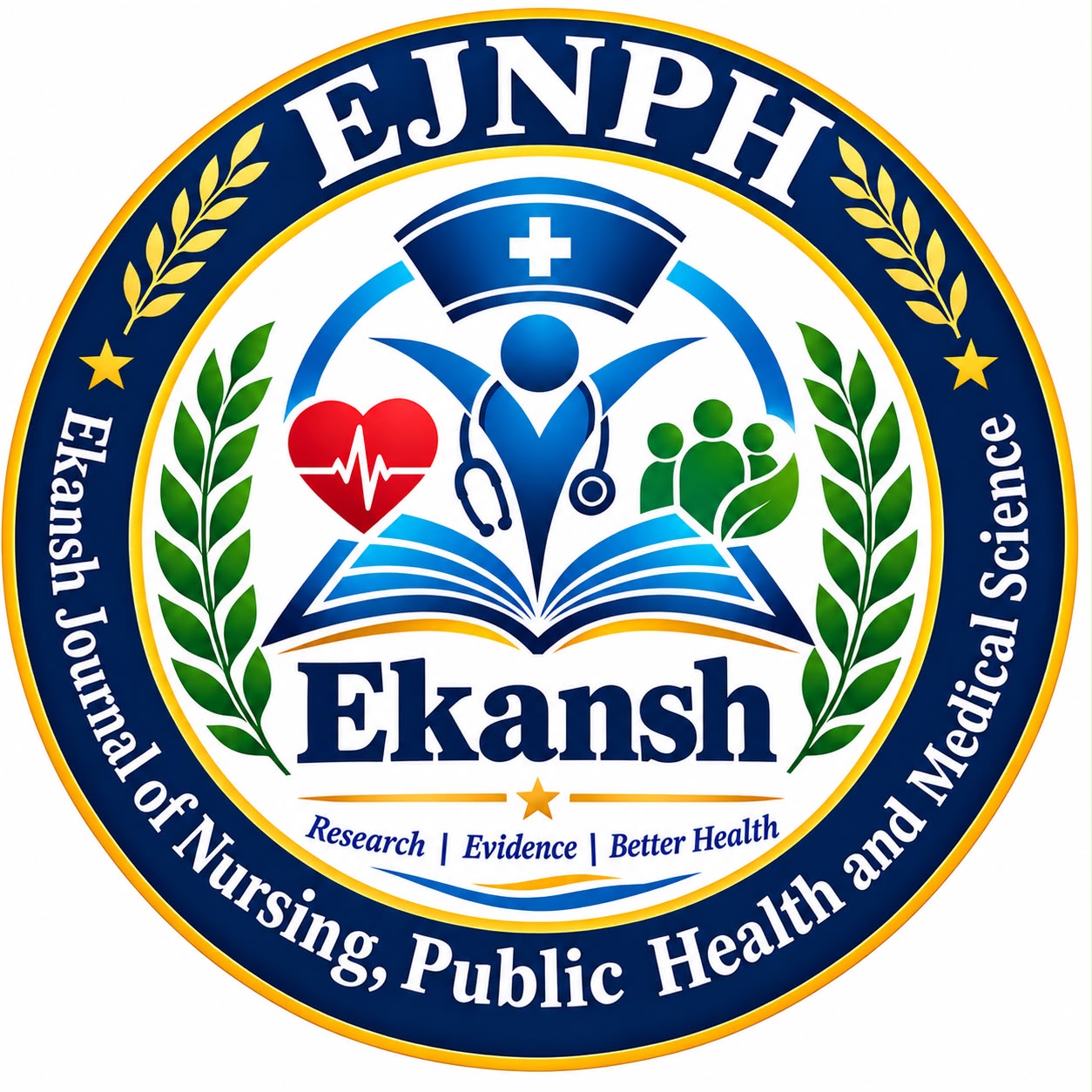 EJNPH logo - Ekansh Journal of Nursing, Public Health and Medical Science, published by D.N.E.S